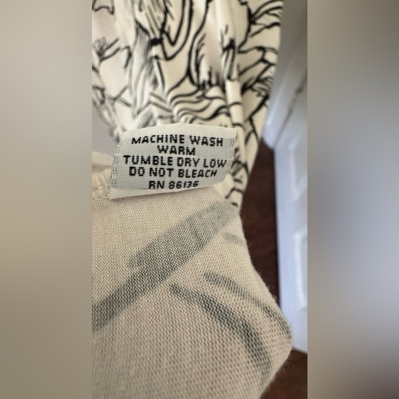 Bryn Walker Chelsea Jersey Knit Tulip Dress Floral Artsy Lagenlook Stretch Small - Picture 11 of 13